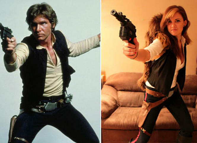 female han solo cosplay